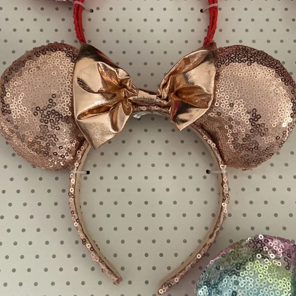 New Disney Minnie Mouse Deluxe Headband Set